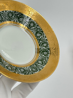 Кофейная пара зелёная Legle, Limoges