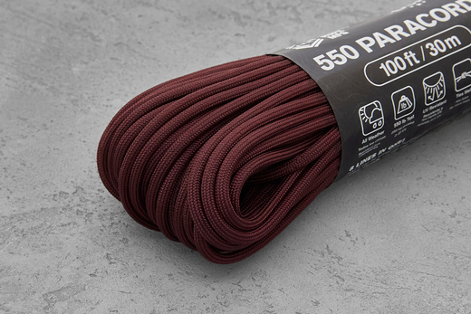 Паракорд A-550 maroon, 1 метр