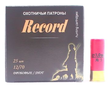 Патрон "Рекорд" 12/70 №9 Б/К 32 гр.