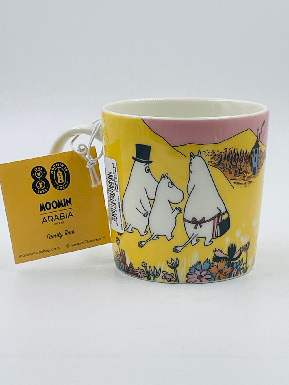 Кружка Moomin Arabia "Семья вместе", фарфор Vitro, 300 мл (из Финляндии)