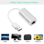 Сетевой Ethernet адаптер USB2.0-->RJ45 (LAN)