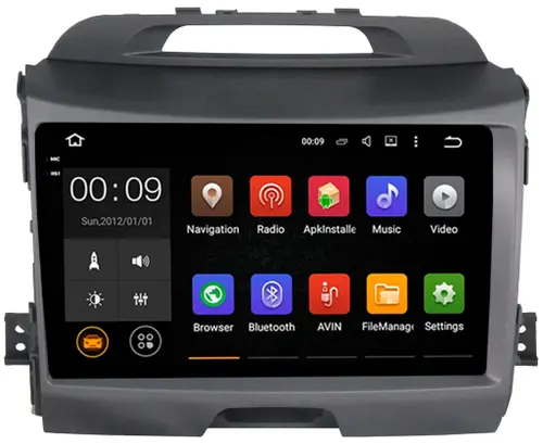 Магнитола для KIA Sportage 2010-2016 - AIROC 2K RX-2313 Android 13, Быстрая, QLed+2K, CarPlay, SIM-слот