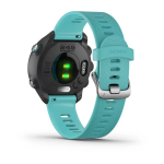 Часы Garmin Forerunner 245 Music черный с бирюзовым ремешком, 010-02120-32