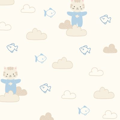 котята и рыбки