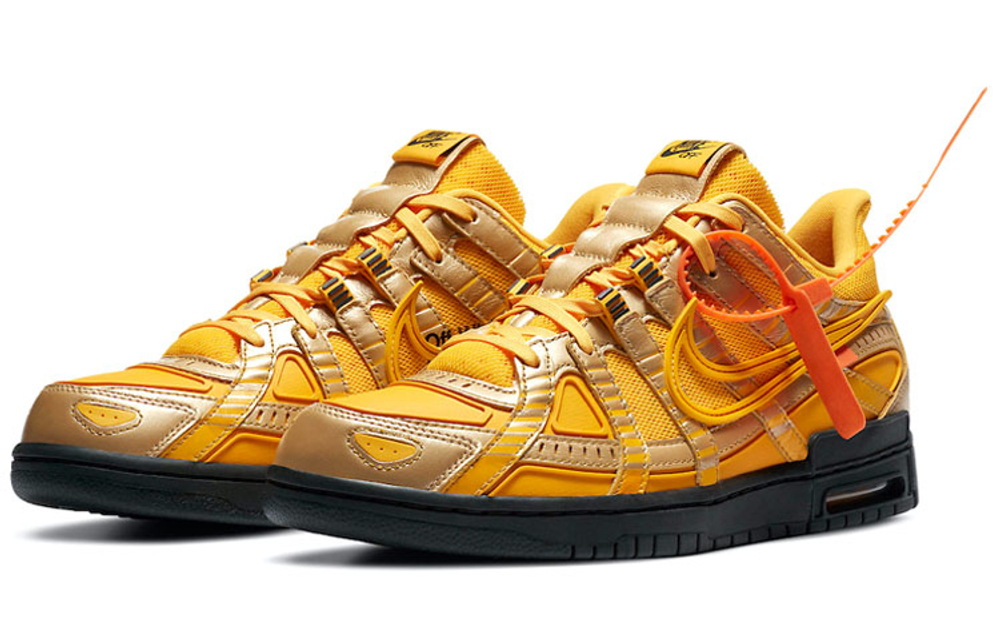 Nike Air Rubber Dunk 'Off-White University Gold'