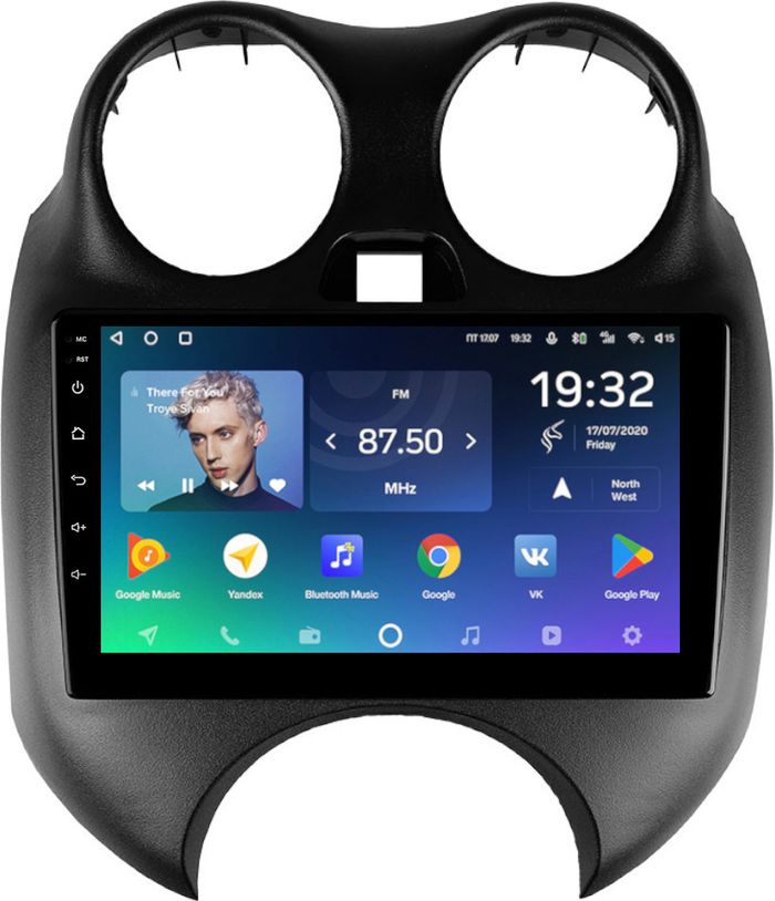 Магнитола для Nissan March K13 2010-2013 - Teyes CC2 PLUS монитор 9" QLED, Android 10, Быстрая, SIM-слот