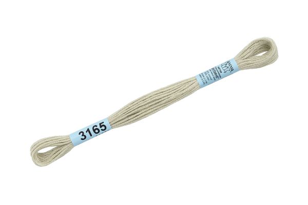 Мулине Gamma 100% хлопок, цв.3226 бежевый, 24 мотка по 8 метров, 894651772