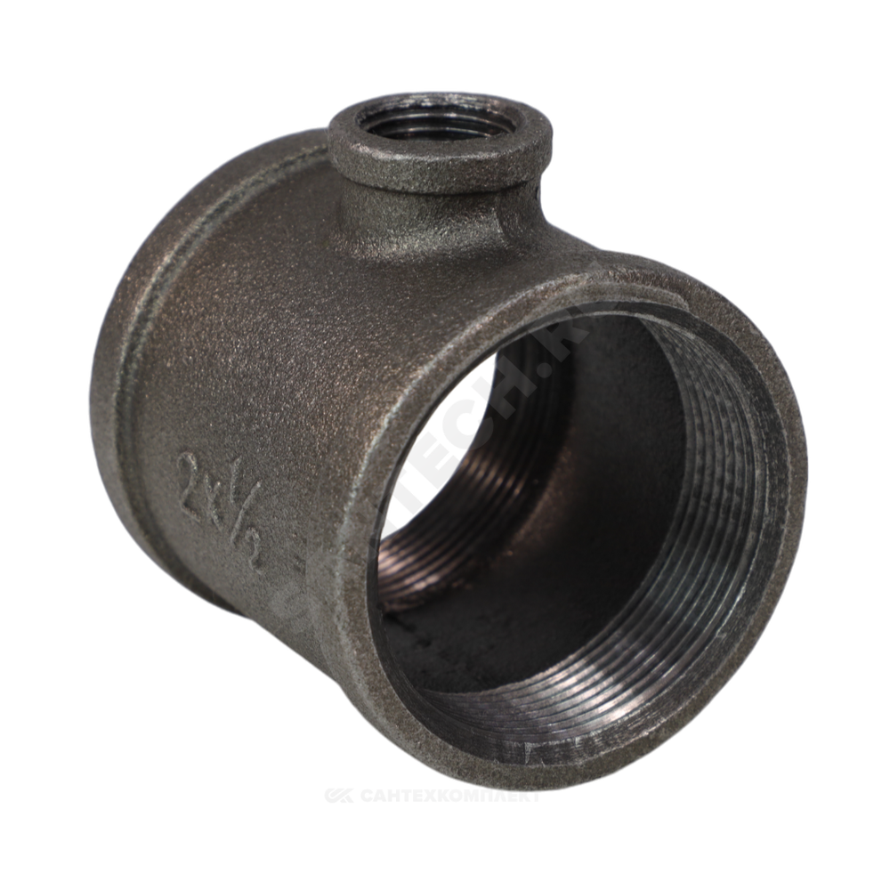 Тройник переходной чугун Ду 50х20 (2"х3/4") ВР/ВР Fittex PLUS