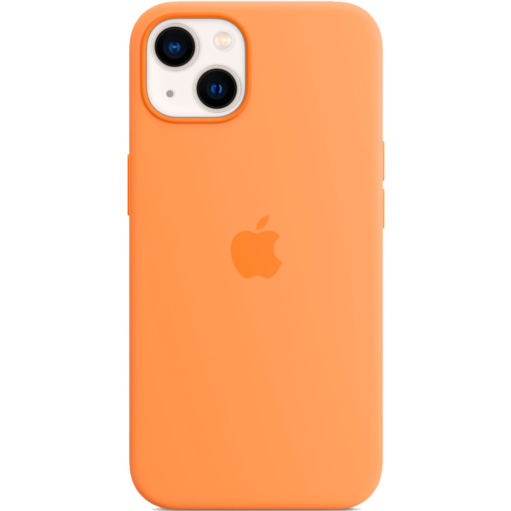 Силиконовый чехол с поддержкой MagSafe Apple Silicone Case для iPhone 13, Marigold (Весенняя мимоза)