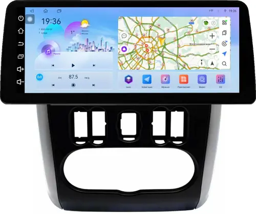 Магнитола для Nissan Almera 2013-2019 - FarCar S500-TS18 монитор 12.3" 2K QLED на Android 14, Быстрая, CarPlay, 4G SIM-слот