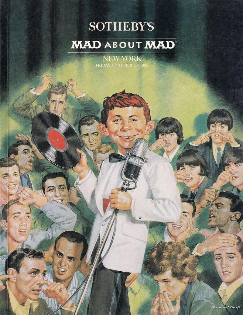 Каталог аукциона Sotheby's, Нью-Йорк, Mad about MAD: 30 лет искусства журнала MAD от 20 октября 1995 года
