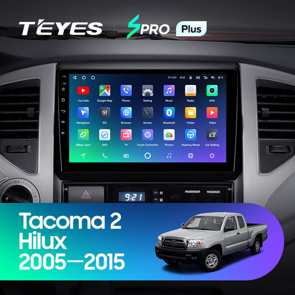 Teyes SPRO Plus 9" для Toyota Tacoma 2, Hilux 2005-2015