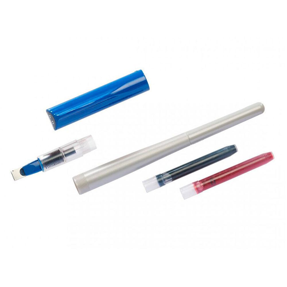 Перьевая ручка для каллиграфии Pilot Parallel Pen 6,0мм синяя (FP3-60-SS) 1