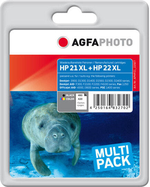 Картридж струйный Multi Pac AgfaPhoto Holding GmbH APHP2122SET