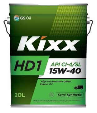 Kixx HD1 CI-4 15W-40 масло моторное синтетическое дизельное (20 Литров)