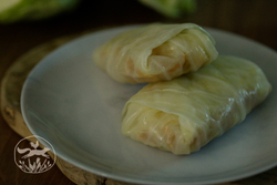 голубцы домашние с говядиной , свининой и перловкой