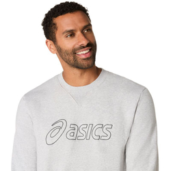 Мужская теннисная кофта Asics Sweat - light grey heather