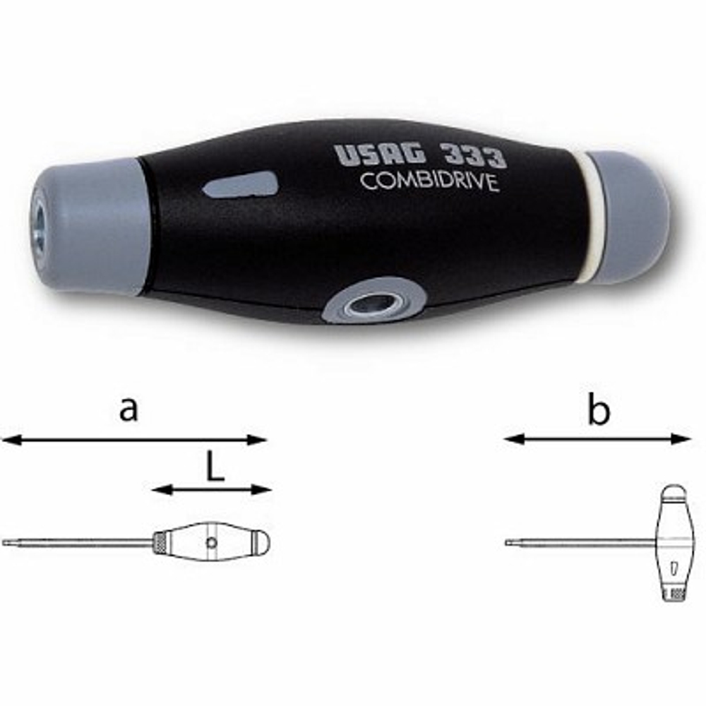 333 Рукоятка COMBIDRIVE® 1/4", USAG (Италия)