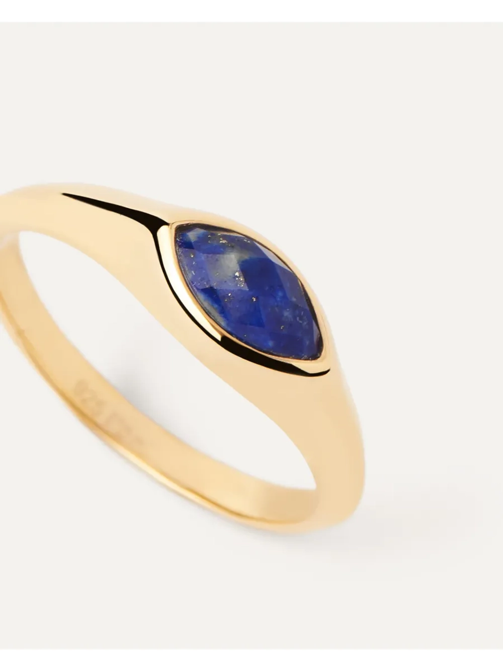 Кольцо женское PDPaola Nomad Lapis Lazuli серебро 925 пробы покрытое золотом 750 пробы AN01-A49
