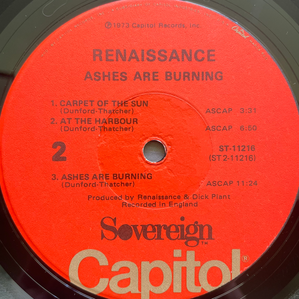 Renaissance – Ashes Are Burning (США 1973г.)
