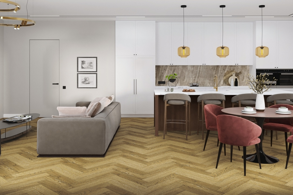 Кварц-винил LVT Damy Floor London LVT 2.5 мм ШЕФФИЛД 3.2 м2