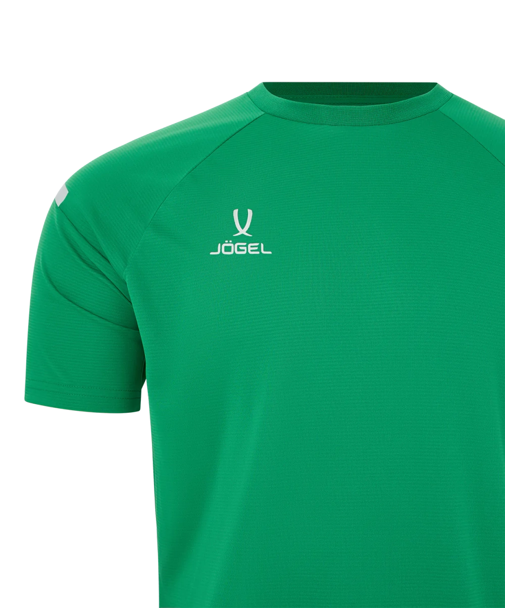 Футболка тренировочная CAMP 2 Training Poly Tee, зеленый/белый