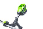 Триммер аккумуляторный Greenworks TB201H, 82V, 2,0 кВт, 46 см, c трехлопастным ножом и кусторезом, бесщеточный, с 1хАКБ 8 Ач и ЗУ (2112407UH)