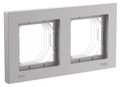 ATLASDESIGN AQUA 2-постовая РАМКА, IP44, АЛЮМИНИЙ