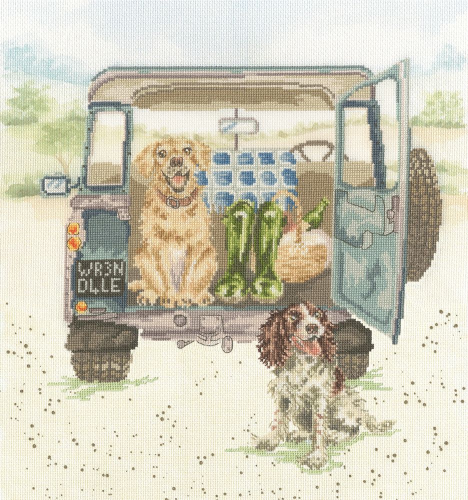 Набор для вышивания нитками Bothy Threads Paws For A Picnic