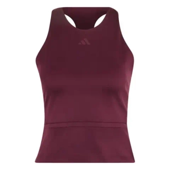 Женский топ теннисный Adidas Y-Tank Midi - maroon