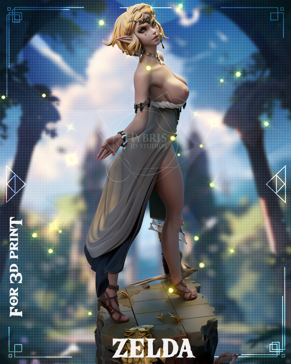 Принцесса Зельда Легенда о зельде Фигурка Princess Zelda The Legend of Zelda Tears Of The Kingdom