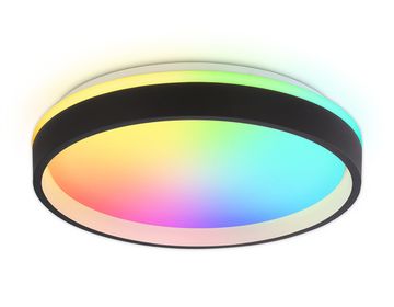 Светодиодный светильник RGB с пультом управления 66W 3000K-6500K+RGB FZ610 BK/GD чёрный/золото Dance Orbital Ambrella