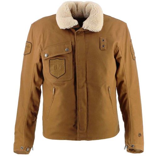 Купить Мотокуртка Текстильная Helstons Sergeant Toile Canvas / Коричневый