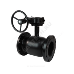 Кран шаровой сталь 09Г2С Ballomax КШТ 61.103 Ду 200 Ру16 фл L=410мм с редуктором BROEN КШТ 61.103.200.Р.16