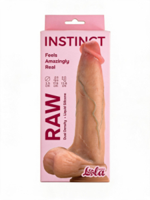 ОБРАЗЕЦ! Lola Instinct Raw Фаллоимитатор из силикона 13,6/3,5см -- tester5575-01lola