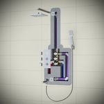 Timo SX-0199/03SM Tetra-Thermo Набор для комплектации ванны, с термостатом, черный