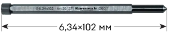 Корончатое сверло Karnasch 12х30 мм, GOLD-LINE, Weldon 19, арт. 20.1260U-012