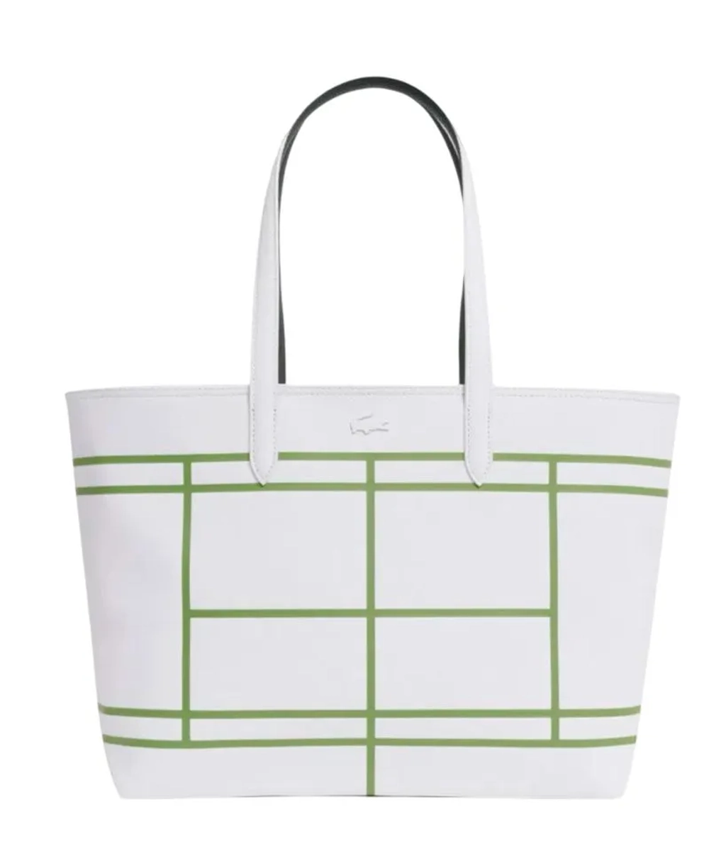 Сумка спортивная Lacoste Anna Reversible Zipped Tote - white
