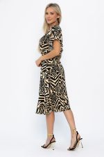 Платье Кристи (бежево-черное) П13872-35М LT Collection