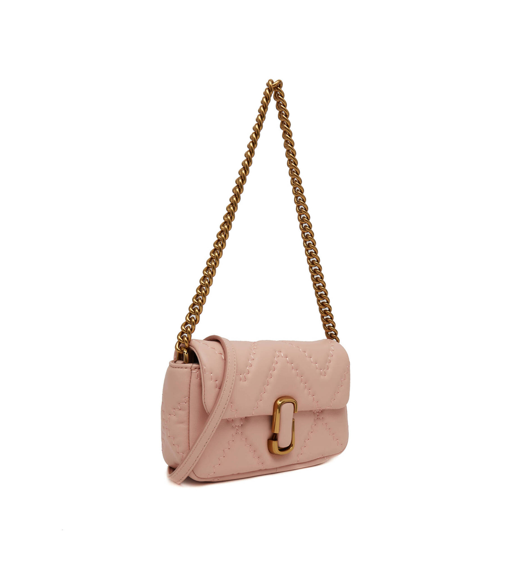 Кожаная сумка-мессенджер THE QUILTED LEATHER J MARC MINI Marc Jacobs - пудро-розовый(2S3HSH016H03)