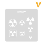 Hobby Stencils: Radioactivity Signs