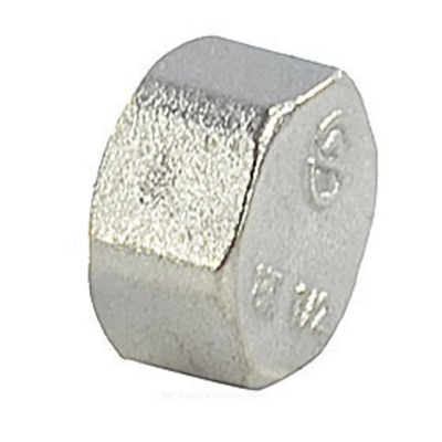 Заглушка латунь никель Ду 32 (1 1/4") ВР 9016 ГОСТ 32585-2013 Aquasfera 9016-04