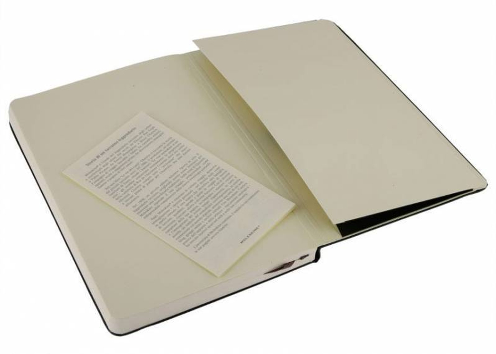 Блокнот Moleskine Classic (QP062) 13х21 см, 240стр. без линовки, твердая обложка, черный