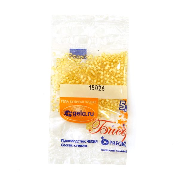 Бисер Preciosa 10/0, 50 г (10 шт по 5 г), цв.15026