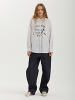 Женская Рубашка Obey Carlotta Stripe