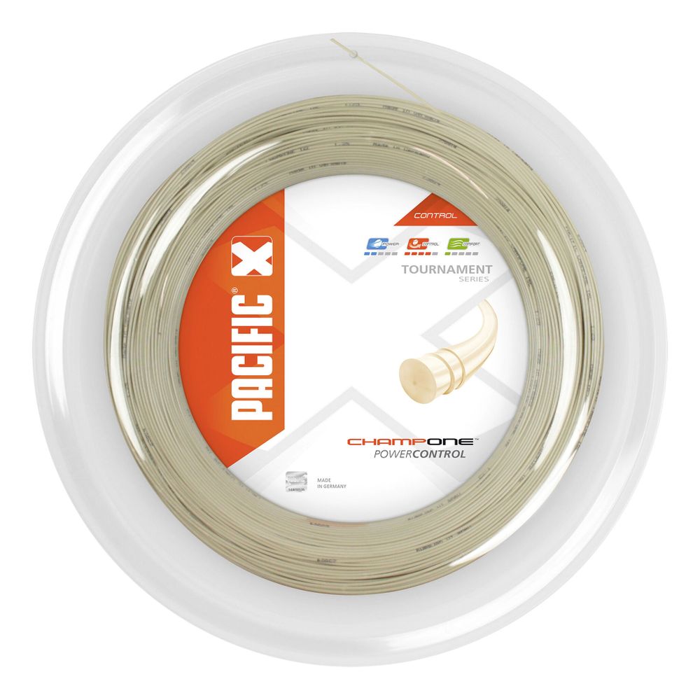 Струны теннисные Pacific Champ One String Reel 200m - Ecru