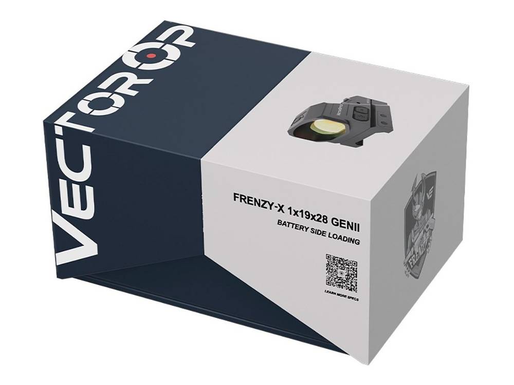 Коллиматор Vector Optics Frenzy-X 1x19x28 GenII, открытого типа, точка 3 МOA, красная, 9+2NV, на Weaver, IPX7, 39,5г - фото 3