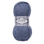 Пряжа Alize (Ализе) Superlana Maxi / уп.5 мот. по 100 г, 100м, 203 джинса A