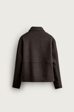 КУРТКА ИЗ СМЕСОВОЙ ШЕРСТИ КЛАССИЧЕСКОГО КРОЯ — ZARA · 8281/765