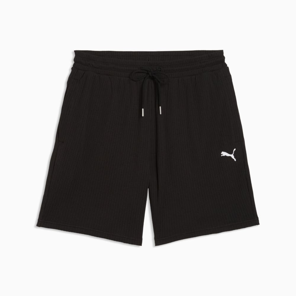 Шорты спортивные мужские PUMA WARDROBE ESS Waffle Relaxed Shorts 7"